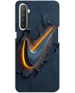 Чохол для Realme XT з картинкою «Об'ємний логотип Найк»