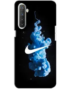 Чохол для Realme XT з картинкою «Nike та синій дим»