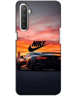 Чохол для Realme XT з картинкою «Nike та суперкар»