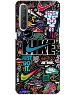Чохол для Realme XT з картинкою «Яскравий колаж Nike»