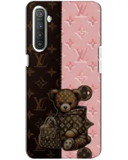 Чохол для Realme XT з картинкою «Ведмедик у стилі LV»