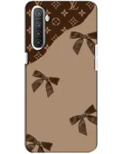 Чохол для Realme XT з картинкою «LV — кавовий атлас»