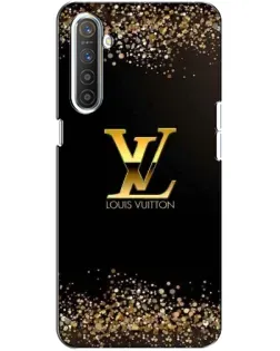 Чохол для Realme XT з картинкою «LV — золоті іскри»