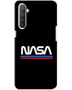 Чехол для Realme XT с картинкой «NASA — классика Red Blue»