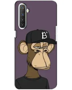 Чехол для Realme XT с картинкой «Bored Ape в кепке»