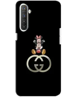 Чехол для Realme XT с картинкой «Минни Маус на лого»