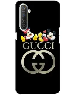 Чехол для Realme XT с картинкой «Gucci — герои Disney»