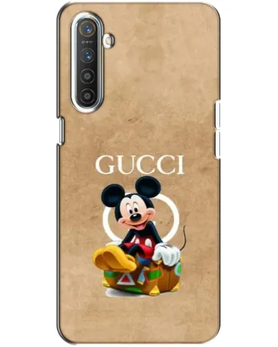 Чехол для Realme XT с картинкой «Микки Маус Gucci — крафт» Чехол для Realme XT с картинкой «Микки Маус Gucci — крафт»