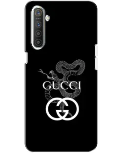 Чехол для Realme XT с картинкой «Gucci — серебряная змея»