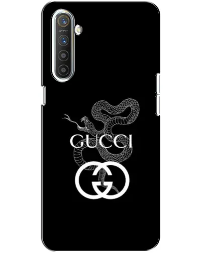 Чехол для Realme XT с картинкой «Gucci — серебряная змея» Чехол для Realme XT с картинкой «Gucci — серебряная змея»
