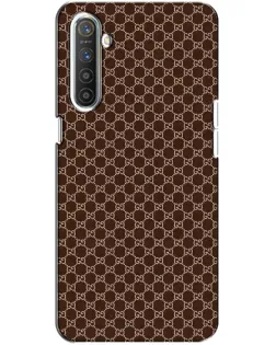 Чохол для Realme XT з картинкою «Gucci — шоколадна сітка»