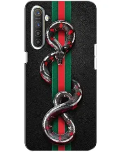 Чохол для Realme XT з картинкою «Gucci — змія на смузі»