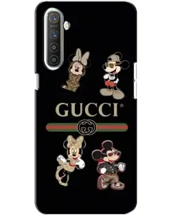 Чохол для Realme XT з картинкою «Gucci — герої Disney та монограма»