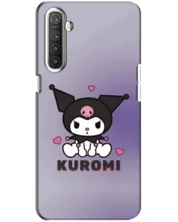 Чохол для Realme XT з картинкою «Kuromi — фіолетовий арт»