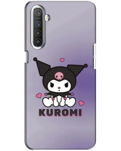 Чохол для Realme XT з картинкою «Kuromi — фіолетовий арт»