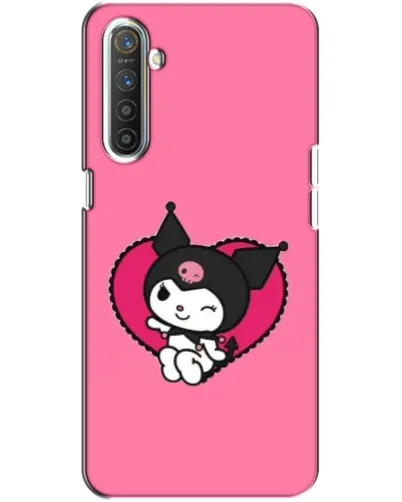 Чохол для Realme XT з картинкою «Kuromi — любов у серці»