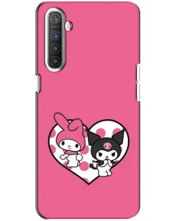 Чохол для Realme XT з картинкою «Kuromi та My Melody»