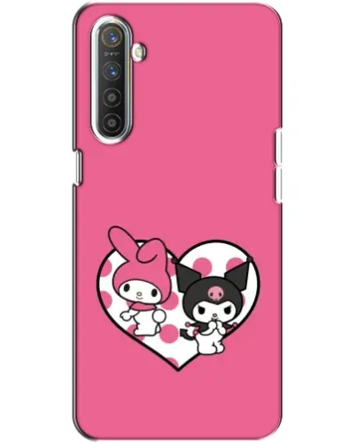 Чохол для Realme XT з картинкою «Kuromi та My Melody»