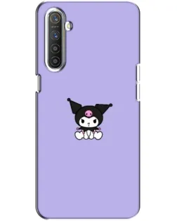 Чохол для Realme XT з картинкою «Kuromi — фіолетовий мінімалізм»