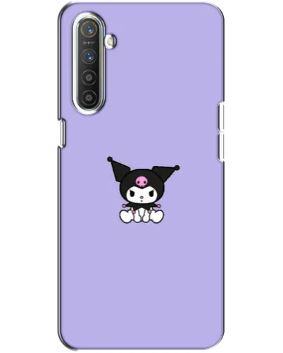 Чохол для Realme XT з картинкою «Kuromi — фіолетовий мінімалізм»
