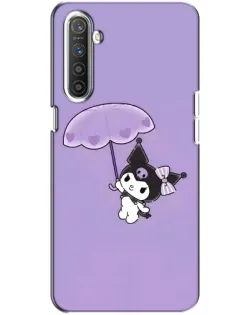 Чохол для Realme XT з картинкою «Kuromi з парасолькою»