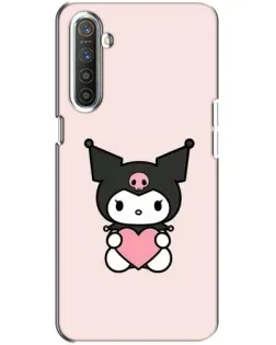 Чохол для Realme XT з картинкою «Kuromi та серце»