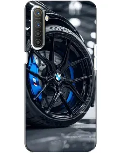 Чехол для Realme XT с картинкой «Колесо BMW вблизи»