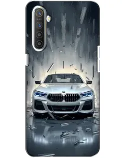 Чехол для Realme XT с картинкой «BMW в свете фар»