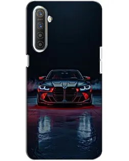 Чехол для Realme XT с картинкой «BMW на мокрой дороге»