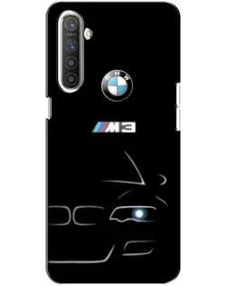Чехол для Realme XT с картинкой «Минималистичный принт BMW M3»