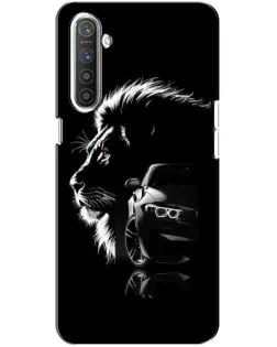 Чехол для Realme XT с картинкой «BMW и лев»