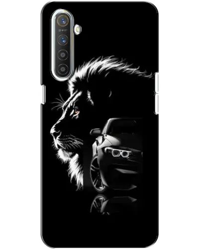 Чехол для Realme XT с картинкой «BMW и лев» Чехол для Realme XT с картинкой «BMW и лев»