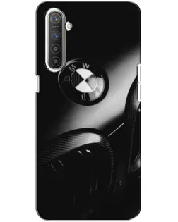 Чехол для Realme XT с картинкой «Эмблема BMW — макро»
