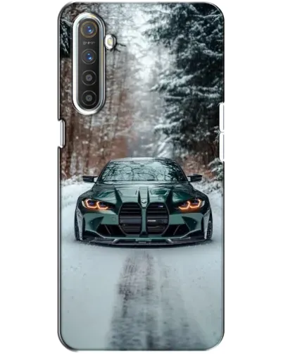 Чехол для Realme XT с картинкой «BMW в зимнем лесу» Чехол для Realme XT с картинкой «BMW в зимнем лесу»