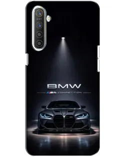 Чохол для Realme XT з картинкою «BMW крізь нічне місто» Чохол для Realme XT з картинкою «BMW крізь нічне місто»