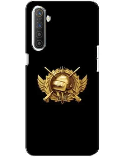 Чохол для Realme XT з картинкою «PUBG — помаранчевий градієнт»