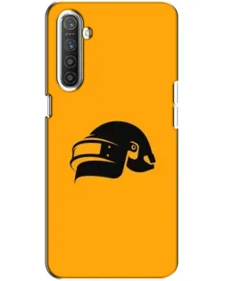 Чохол для Realme XT з картинкою «PUBG — золотий шолом»
