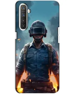 Чохол для Realme XT з картинкою «PUBG — реалістичний герой»