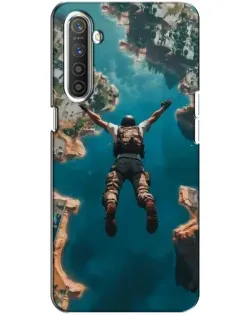 Чохол для Realme XT з картинкою «PUBG — вільне падіння»