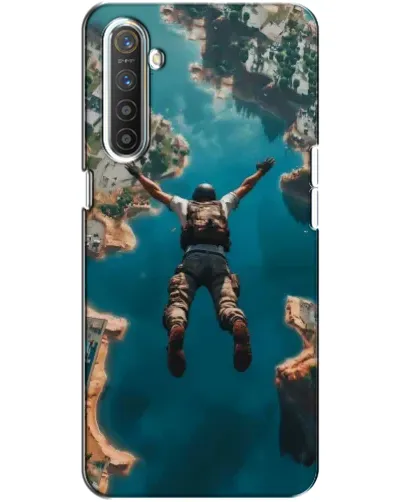 Чохол для Realme XT з картинкою «PUBG — вільне падіння»