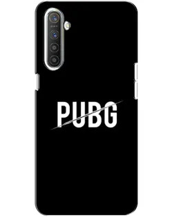 Чохол для Realme XT з картинкою «PUBG — білий логотип»