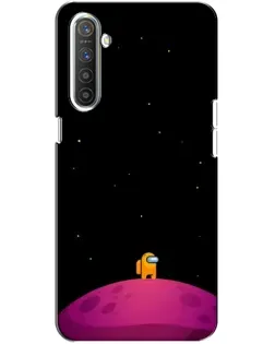 Чохол для Realme XT з картинкою «Самотній герой на планеті»