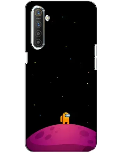 Чохол для Realme XT з картинкою «Самотній герой на планеті» Чохол для Realme XT з картинкою «Самотній герой на планеті»
