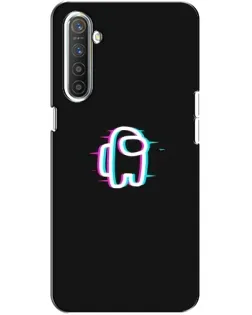Чохол для Realme XT з картинкою «Among Us неон»