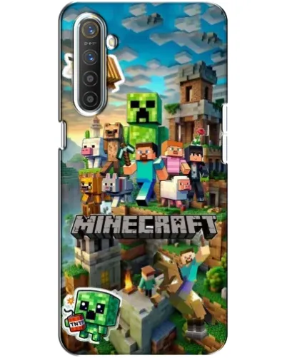 Чохол для Realme XT з картинкою «Замок Minecraft»