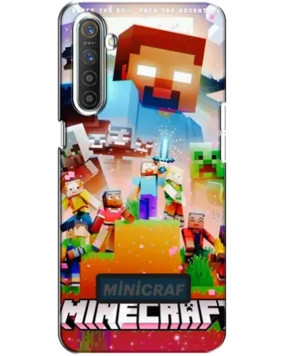 Чохол для Realme XT з картинкою «Minecraft герої гри»