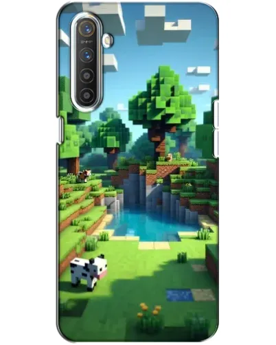 Чохол для Realme XT з картинкою «Minecraft літній день»