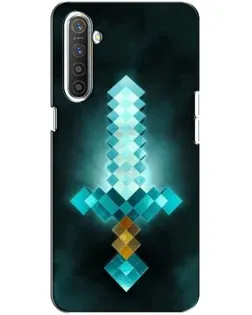 Чохол для Realme XT з картинкою «Алмазний меч неон»