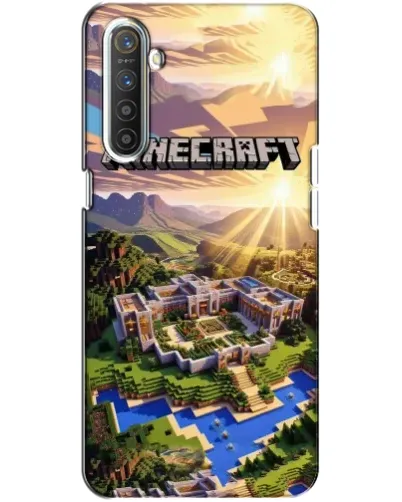 Чохол для Realme XT з картинкою «Minecraft панорама»