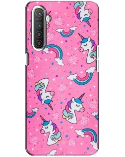 Чехол для Realme XT с картинкой «Unicorn паттерн розовый» Чехол для Realme XT с картинкой «Unicorn паттерн розовый»
